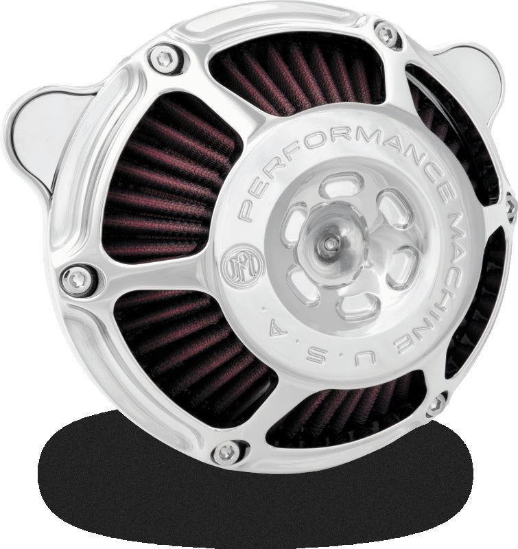 Performance Machine Air Cleaner Max HP - Chrome Air Filters - Direct Fit Performance Machine