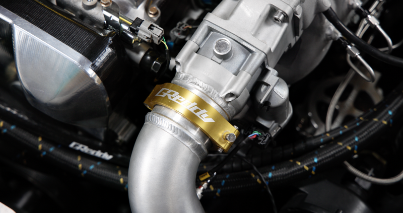 GReddy 3.5 Inch Gold Anodized Aluminum Boost Tube Clamp Set