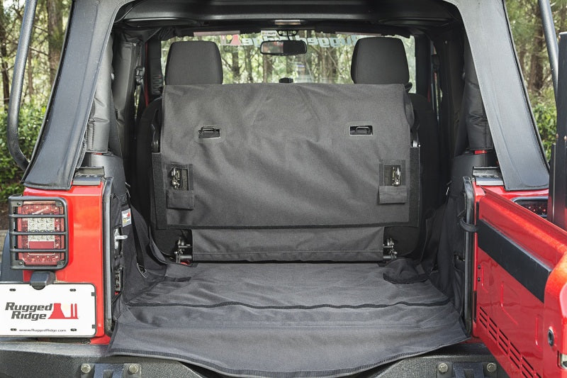 Rugged Ridge C3 Cargo Cover W/O Subwoofer 07-18 Jeep Wrangler JK 2 Door Car Covers Rugged Ridge