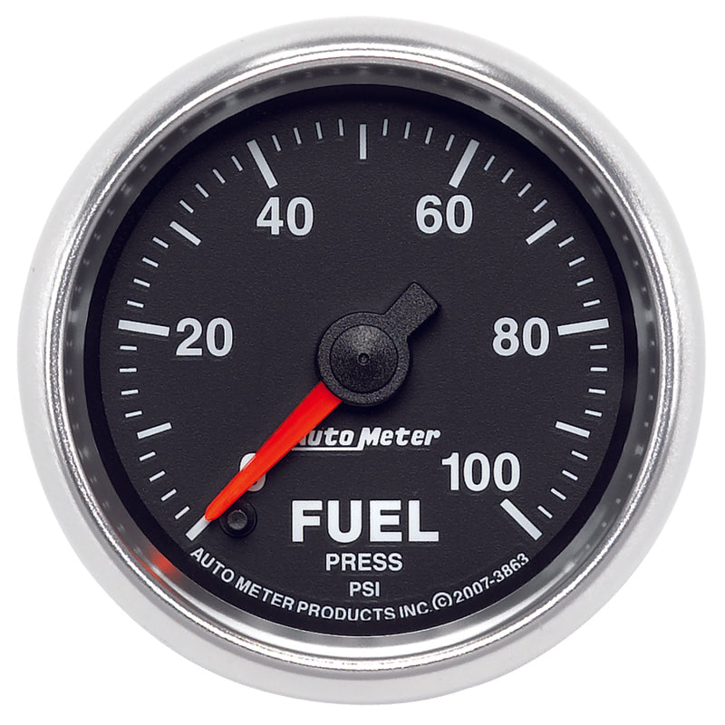 Innovate MTX Analog Fuel Pressure 0-100psi Gauge Kit - Black Dial Gauges Innovate Motorsports