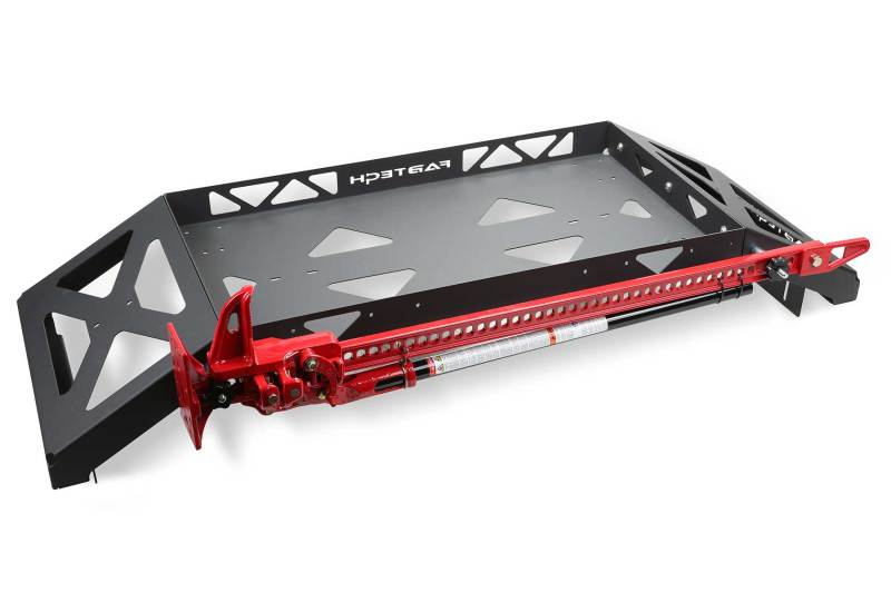 Fabtech 20-21 Jeep Gladiator 4WD Cargo Rack Hi-Lift Jack Mount Kit Cargo Boxes & Bags Fabtech