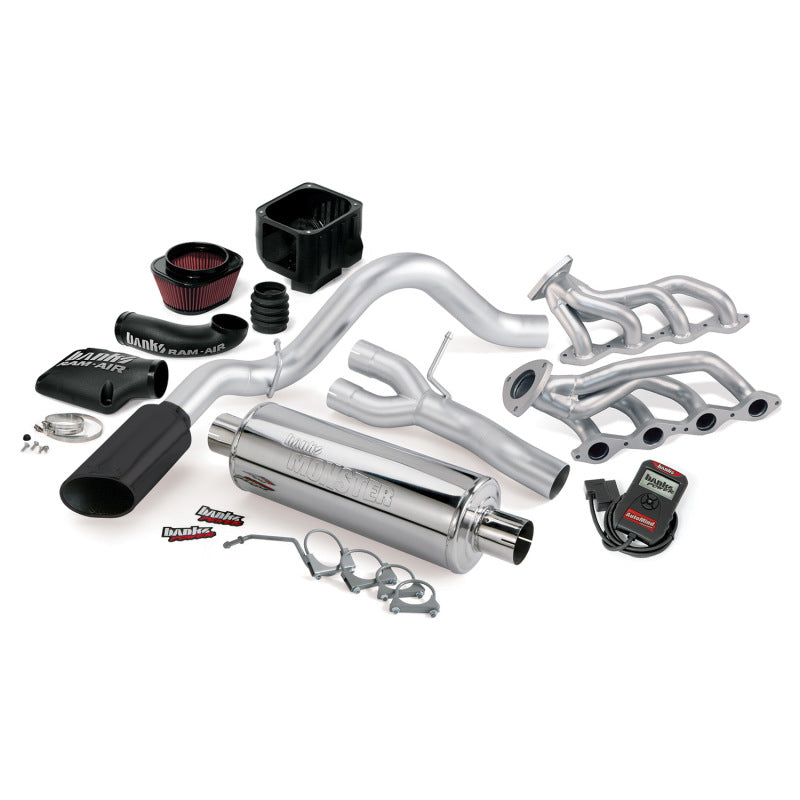 Banks Power 09 Chevy 5.3L CCSB/ECSB FFV PowerPack System - SS Single Exhaust w/ Black Tip Performance Packages Banks Power