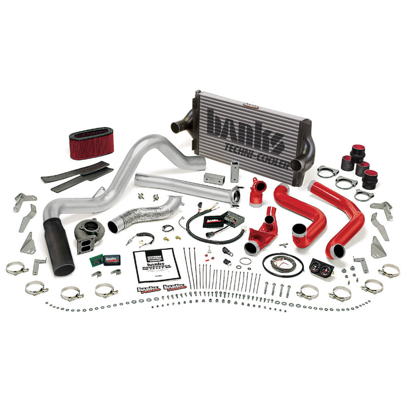 Banks Power 94-95.5 Ford 7.3L Auto PowerPack System - SS Single Exhaust w/ Black Tip Performance Packages Banks Power