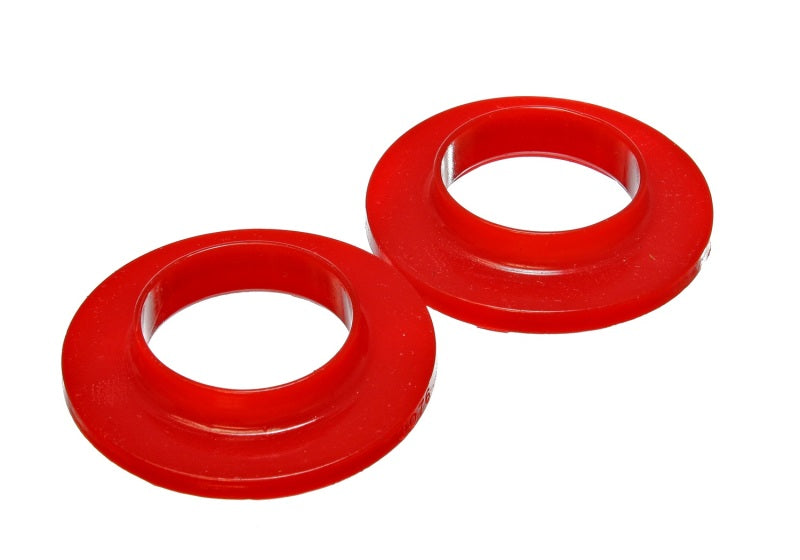 Energy Suspension Universal 2 1/8in ID 3 3/4in OD 3/4in H Red Coil Spring Isolators (2 per set) Bushing Kits Energy Suspension