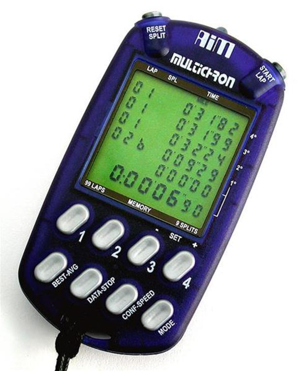 Stopwatch MultiChron 4 Car 99 Lap Data Acquisition and Components AiM SPORTS