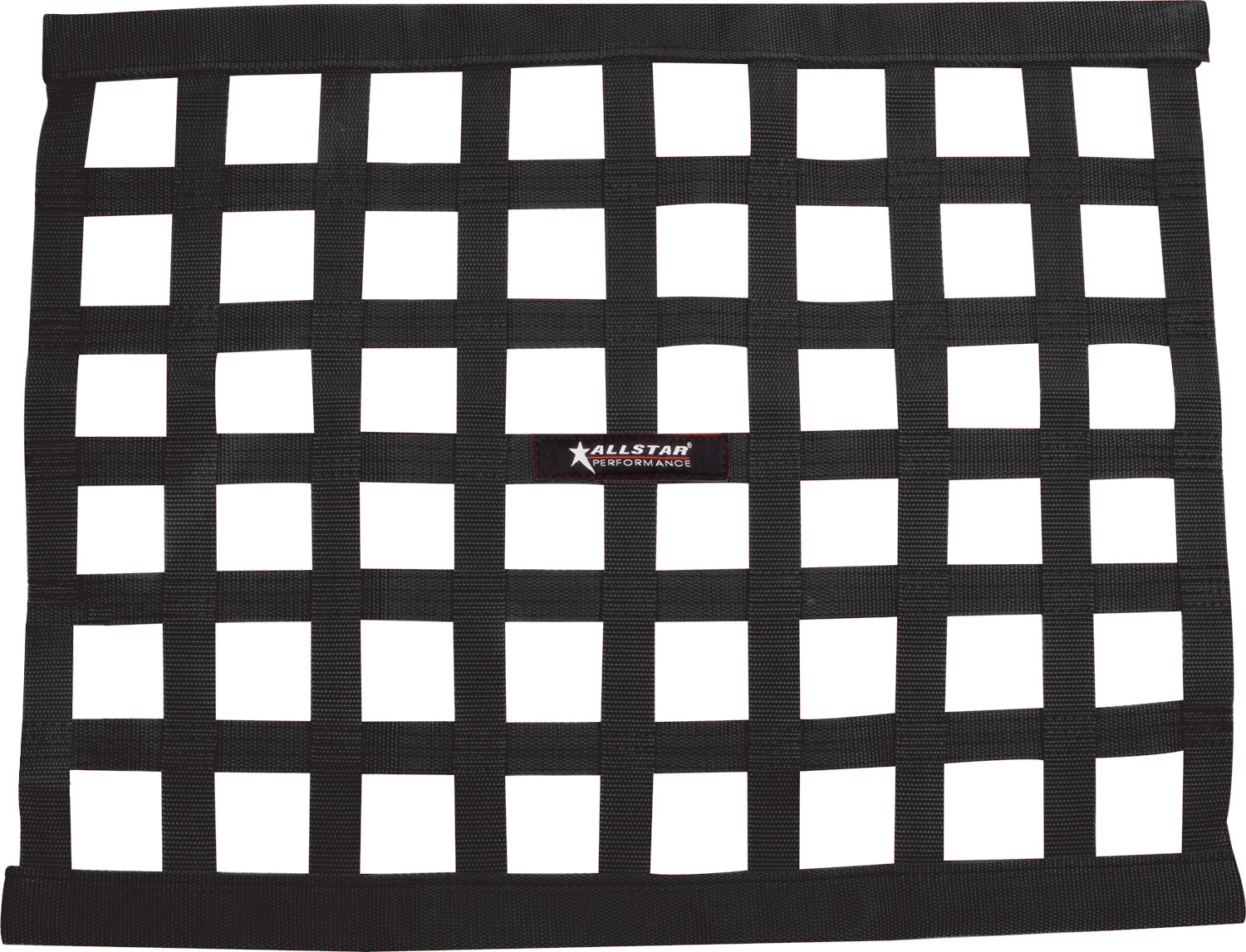 Window Net Ribbon Style 18 x 24 Black Non-SFI Window Nets Allstar Performance