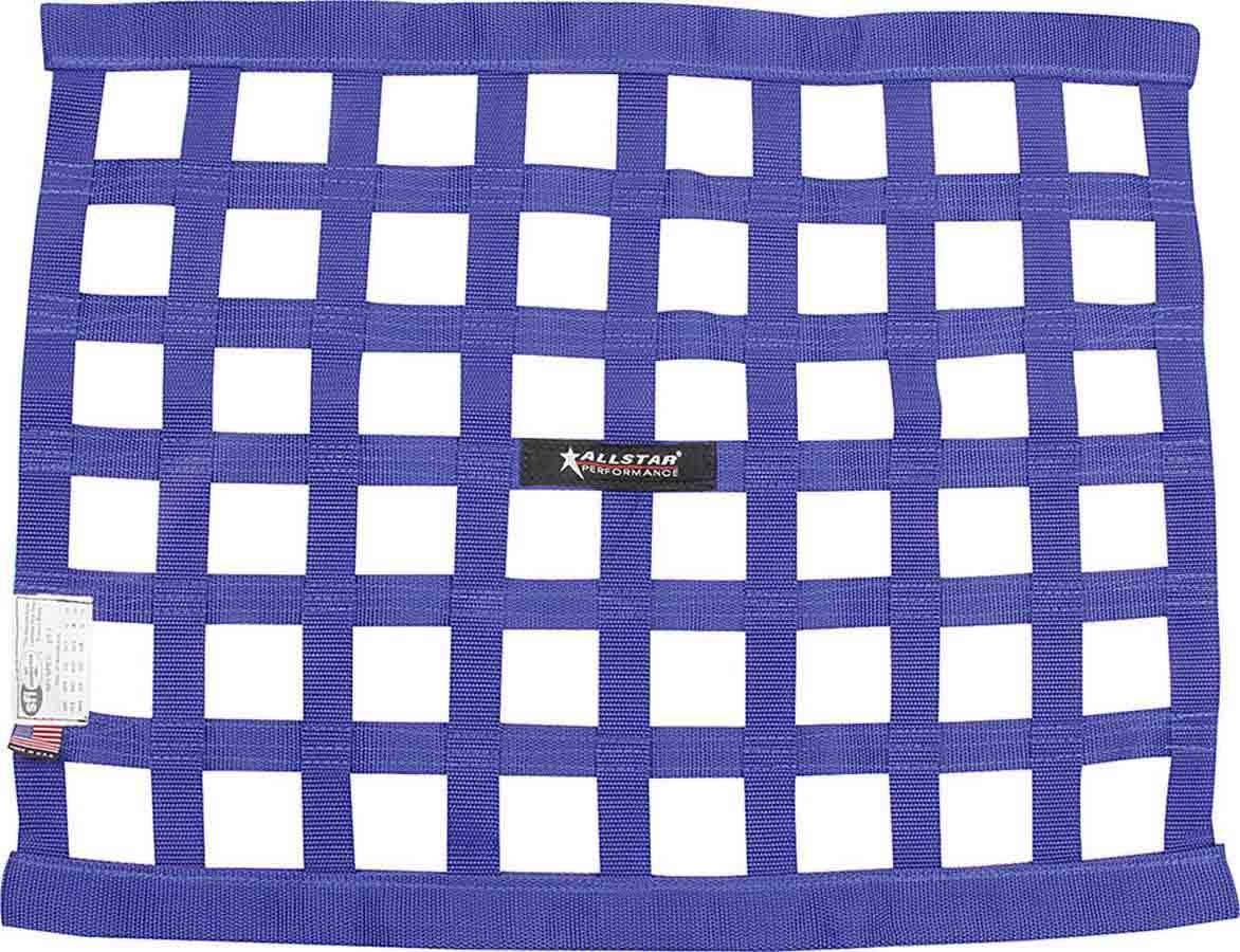 Window Net Border Style 18 x 24 SFI Blue Window Nets Allstar Performance
