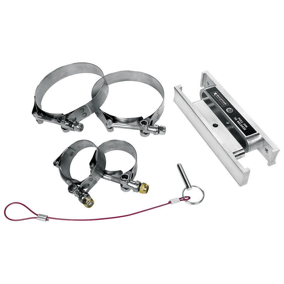 Quick Release Fire Ext Bracket NHRA Fire Extinguisher Bottle Brackets Allstar Performance