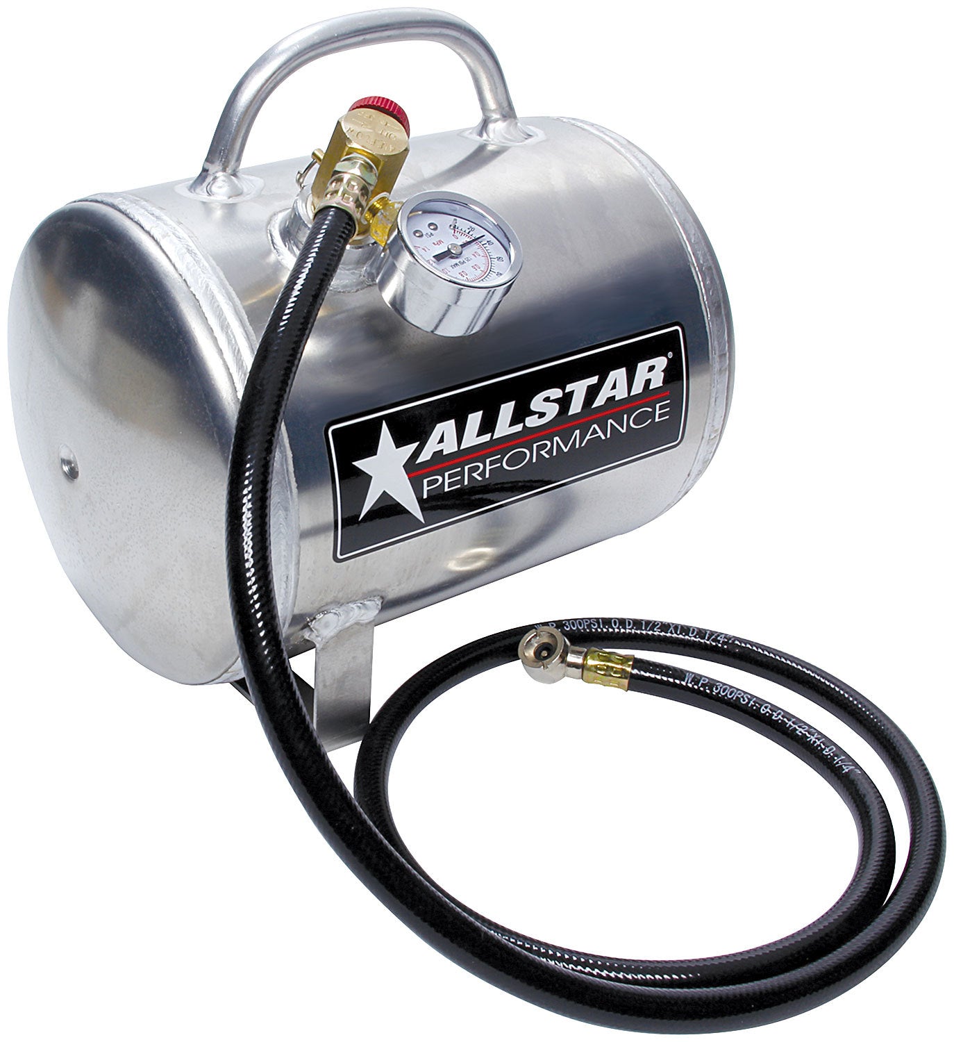 Aluminum Air Tank 7x10 Horizontal 1-1/2 Gallon Air Tanks Allstar Performance