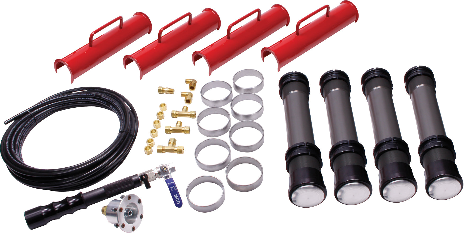 Air Jacks Complete Kit 11.75in Floor Jacks Allstar Performance