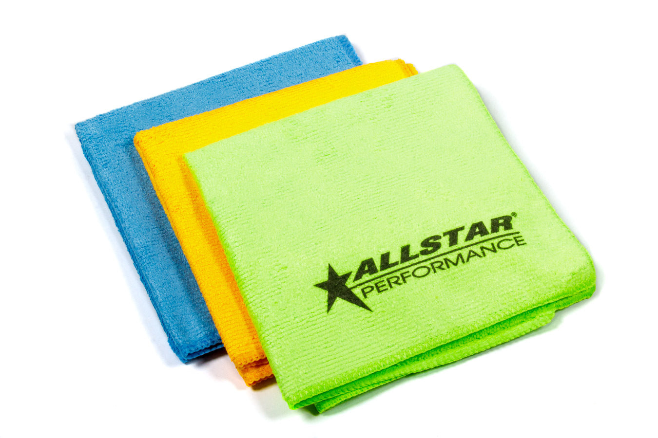 Microfiber Towels 3pk 12in x 12in Shop Rags/Towels Allstar Performance