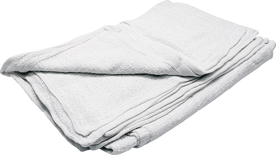 Terry Towels White 12pk Shop Rags/Towels Allstar Performance
