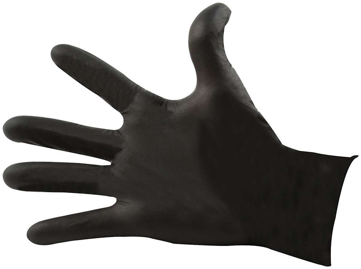 Nitrile Gloves Black X-Large Shop Gloves Allstar Performance