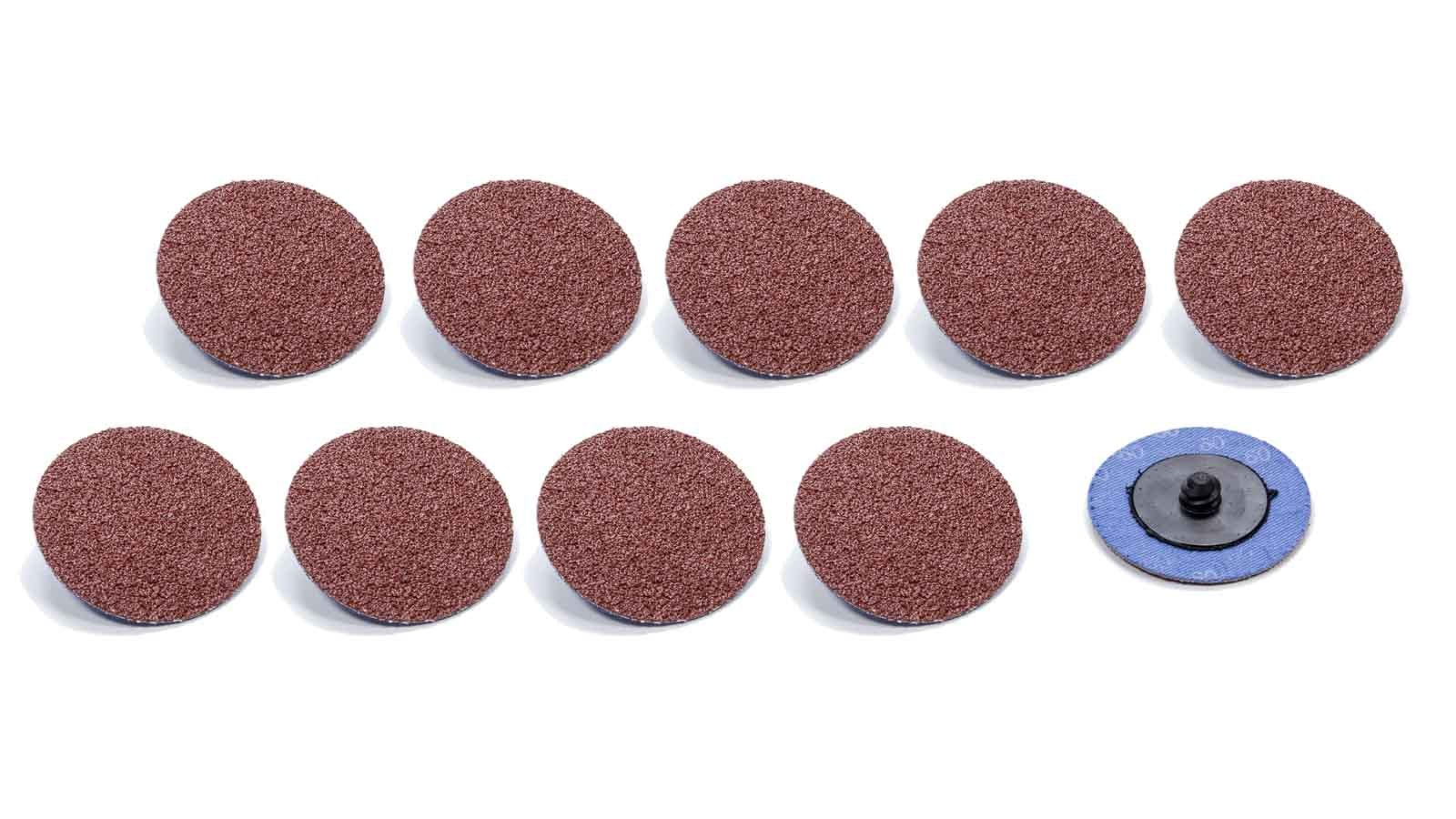 Twist Lock Sanding Disc 2in 60 Grit 10pk Grinding/Sanding Discs Allstar Performance