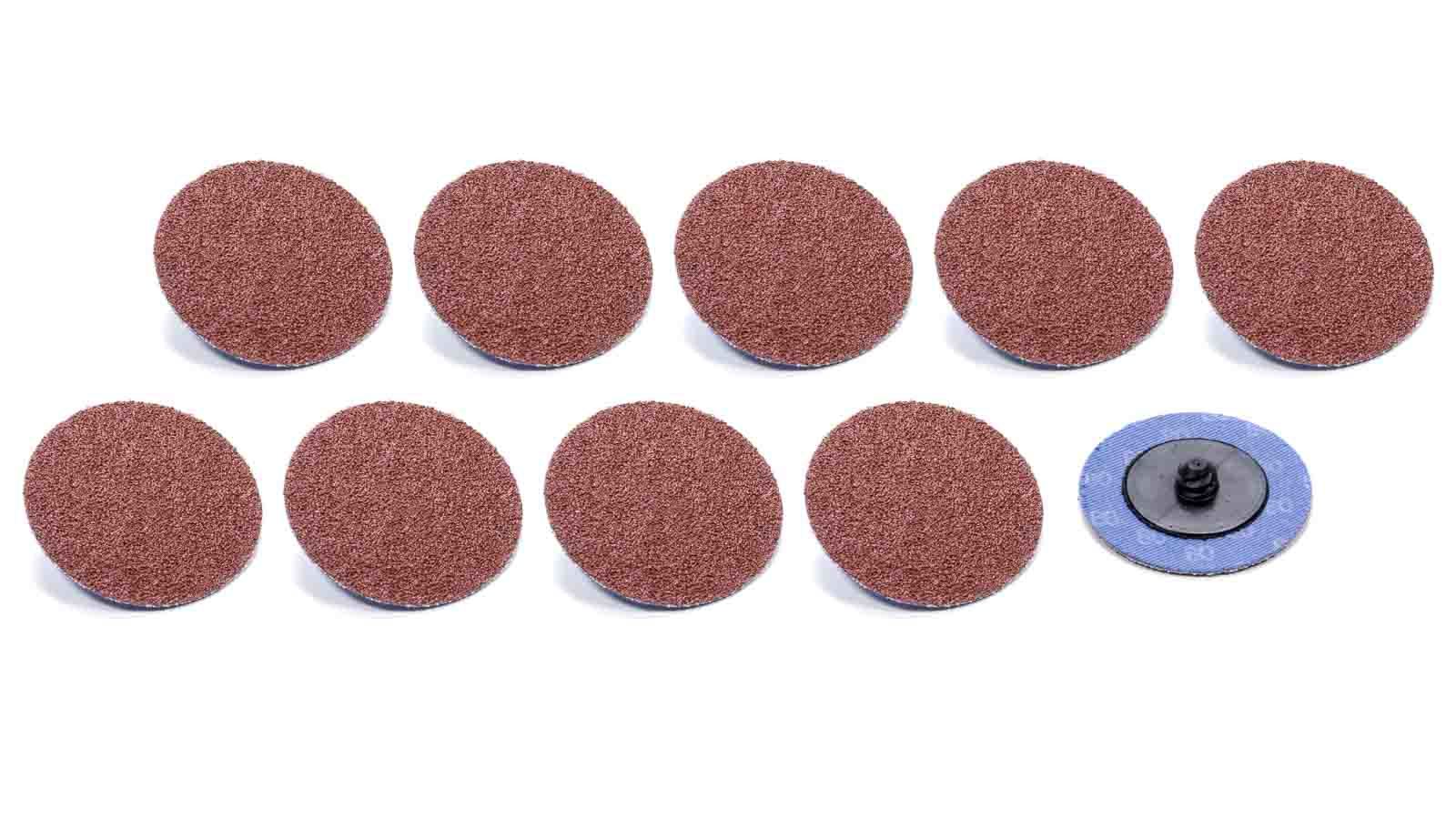 Twist Lock Sanding Disc 2in 80 Grit 10pk Grinding/Sanding Discs Allstar Performance