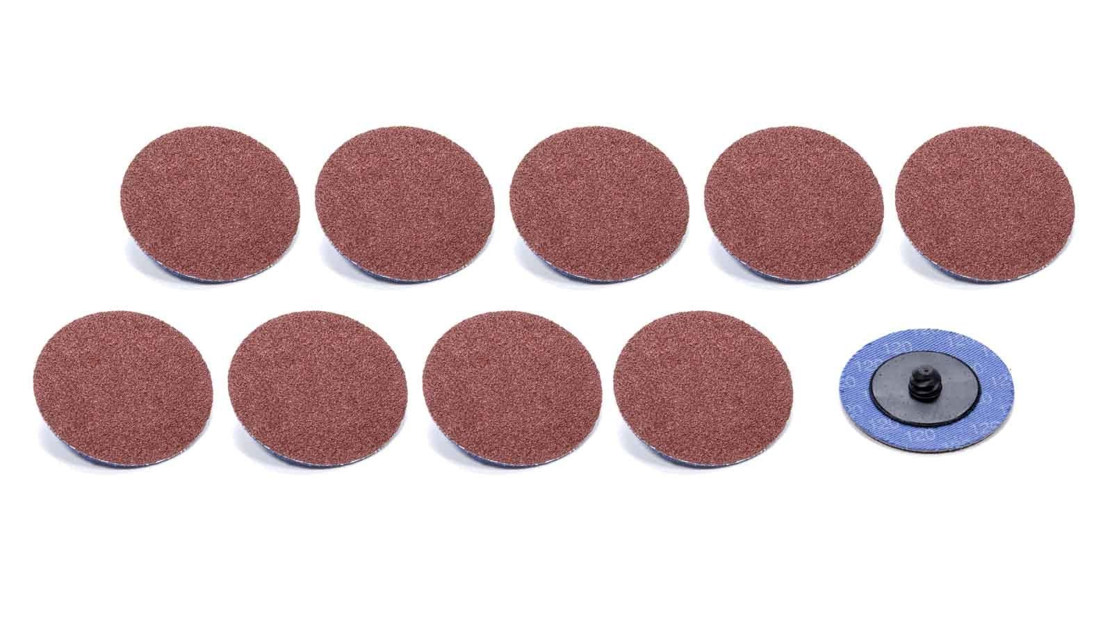 Twist Lock Sanding Disc 2in 120 Grit 10pk Grinding/Sanding Discs Allstar Performance