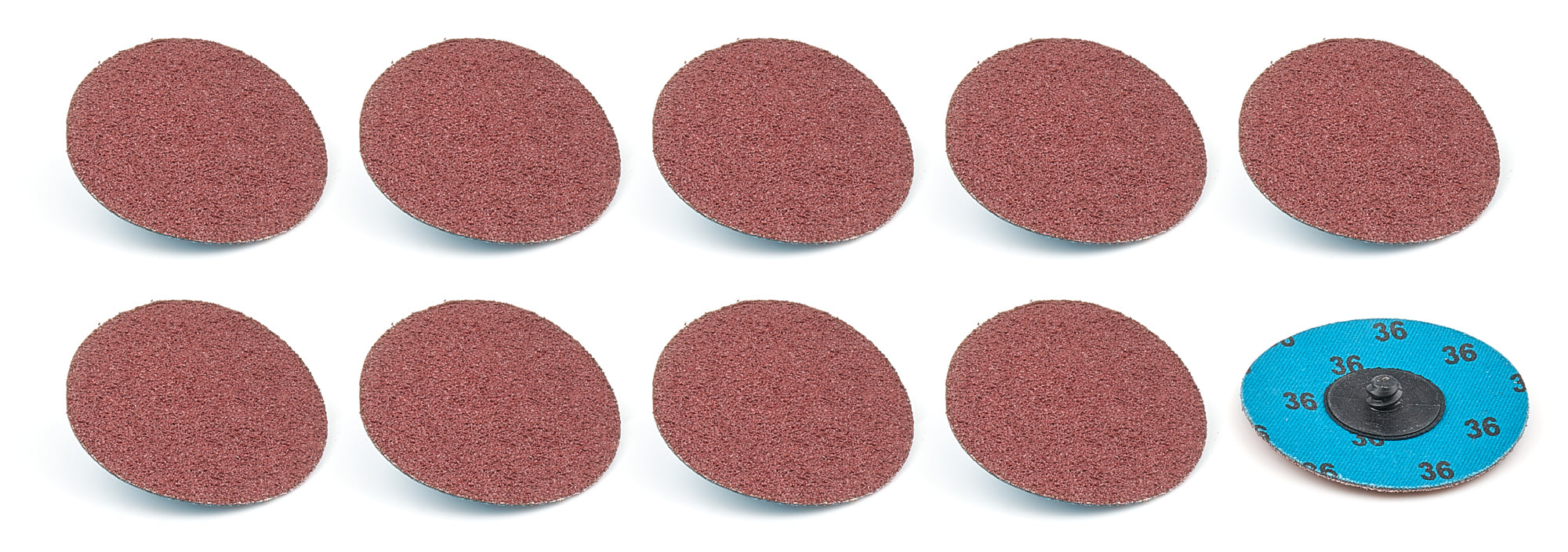 Twist Lock Sanding Disc 3in 36 Grit 10pk Grinding/Sanding Discs Allstar Performance