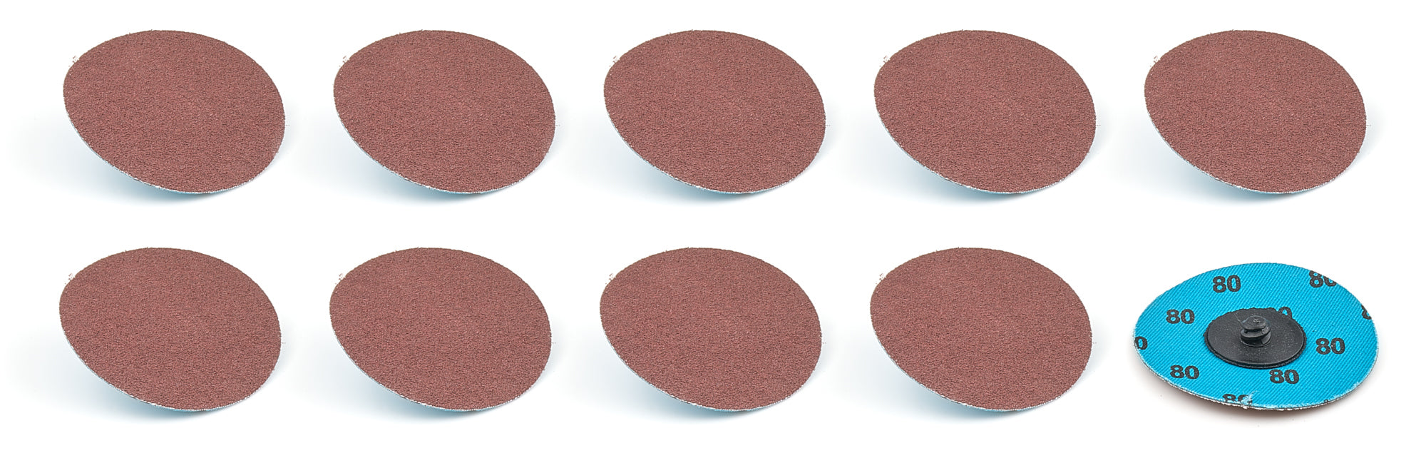 Twist Lock Sanding Disc 3in 80 Grit 10pk Grinding/Sanding Discs Allstar Performance