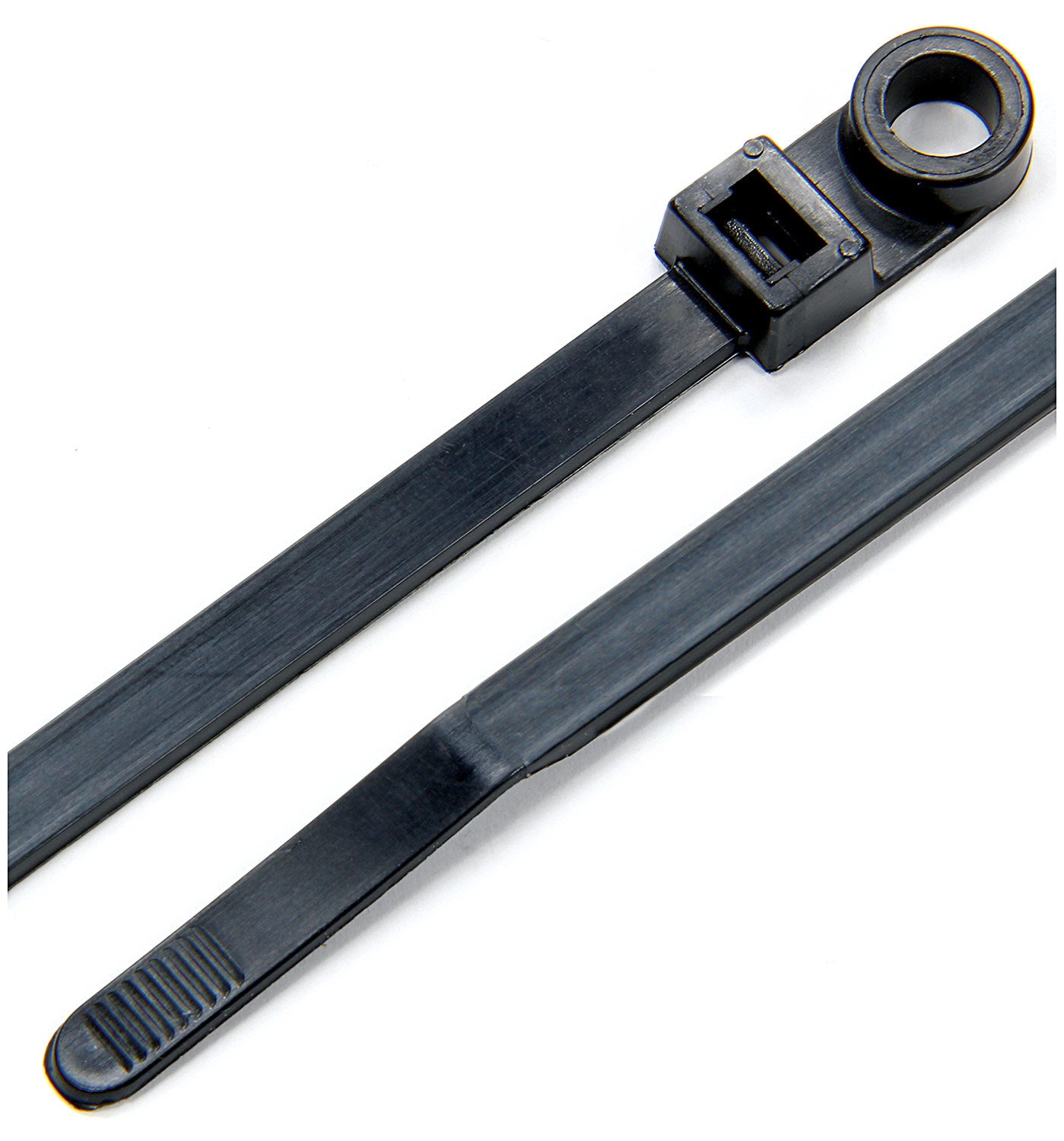 Wire Ties Black 8.00 w/ Mounting Hole 25pk Zip Ties Allstar Performance