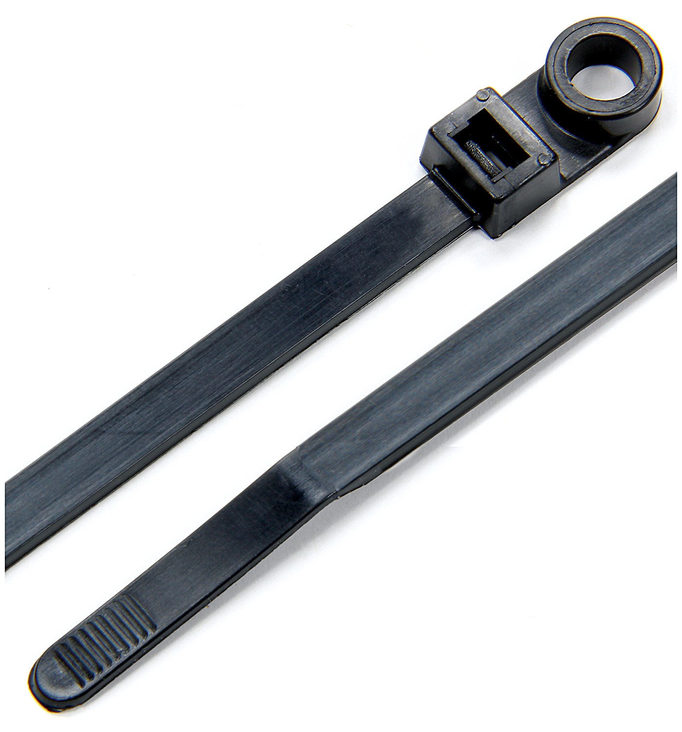 Wire Ties Black 11.00 w/ Mounting Hole 25pk Zip Ties Allstar Performance