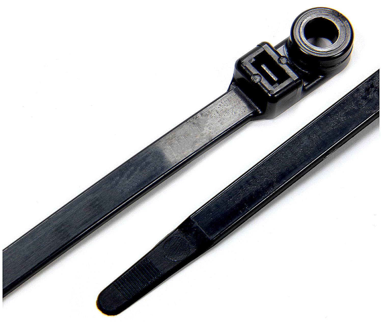 Wire Ties Black 14.00 w/ Mounting Hole 25pk Zip Ties Allstar Performance