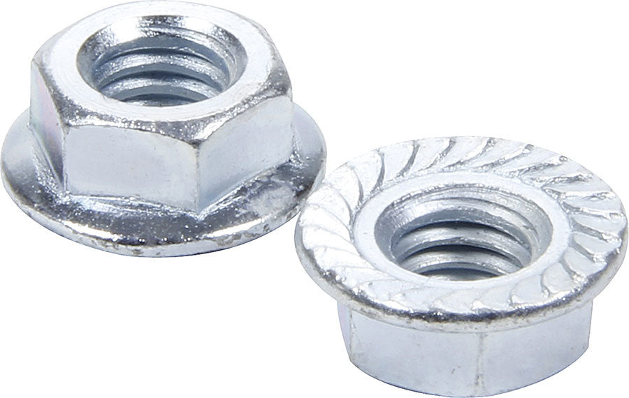 Serrated Flange Nuts 5/16-18 10pk Lock Nuts Allstar Performance