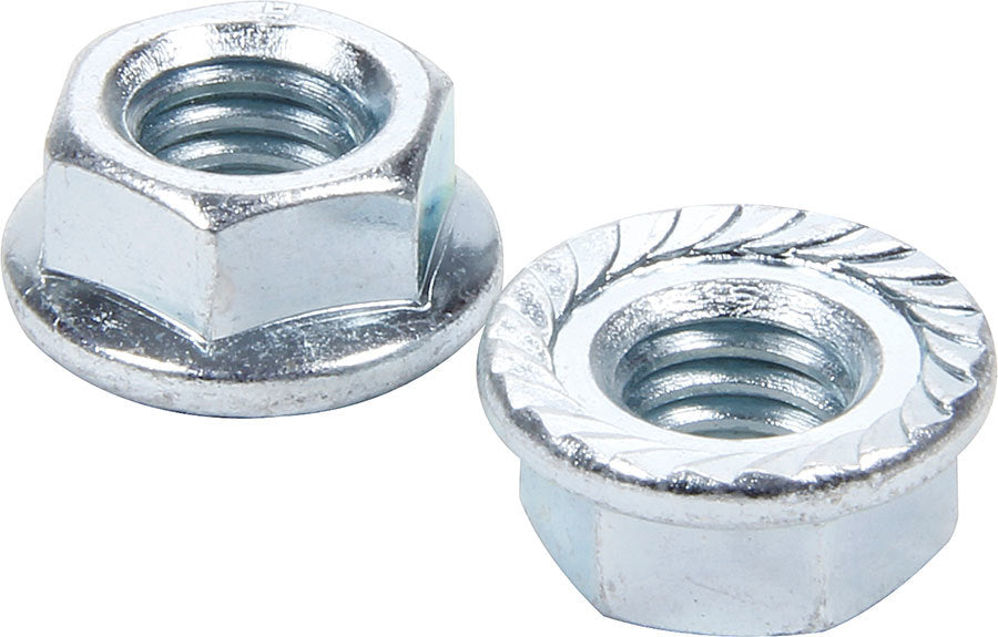Serrated Flange Nuts 3/8-16 10pk Lock Nuts Allstar Performance