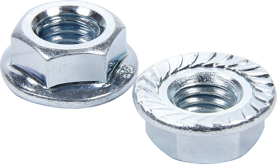 Serrated Flange Nuts 7/16-14 10pk Lock Nuts Allstar Performance