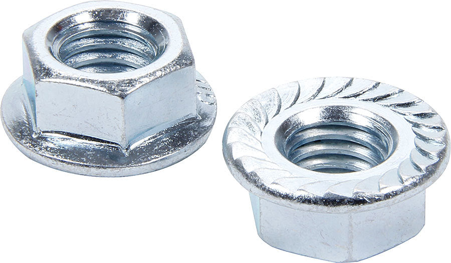 Serrated Flange Nuts 1/2-13 10pk Lock Nuts Allstar Performance