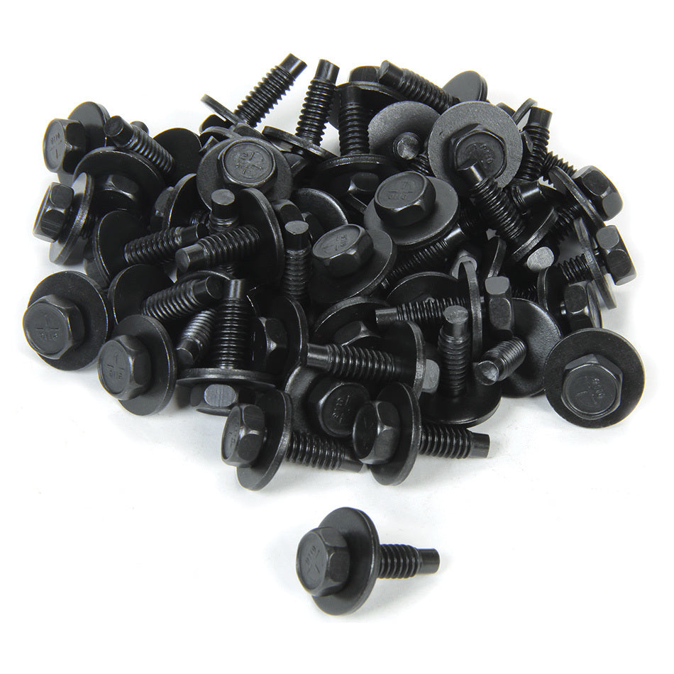 Body Bolt 3/4in 50pk Black Body Fastener Kits Allstar Performance