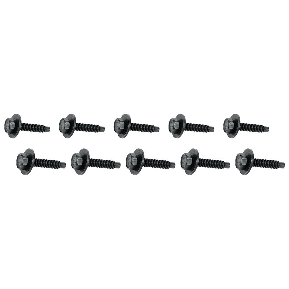 Body Bolt 1-1/8in 10pk Black Body Fastener Kits Allstar Performance