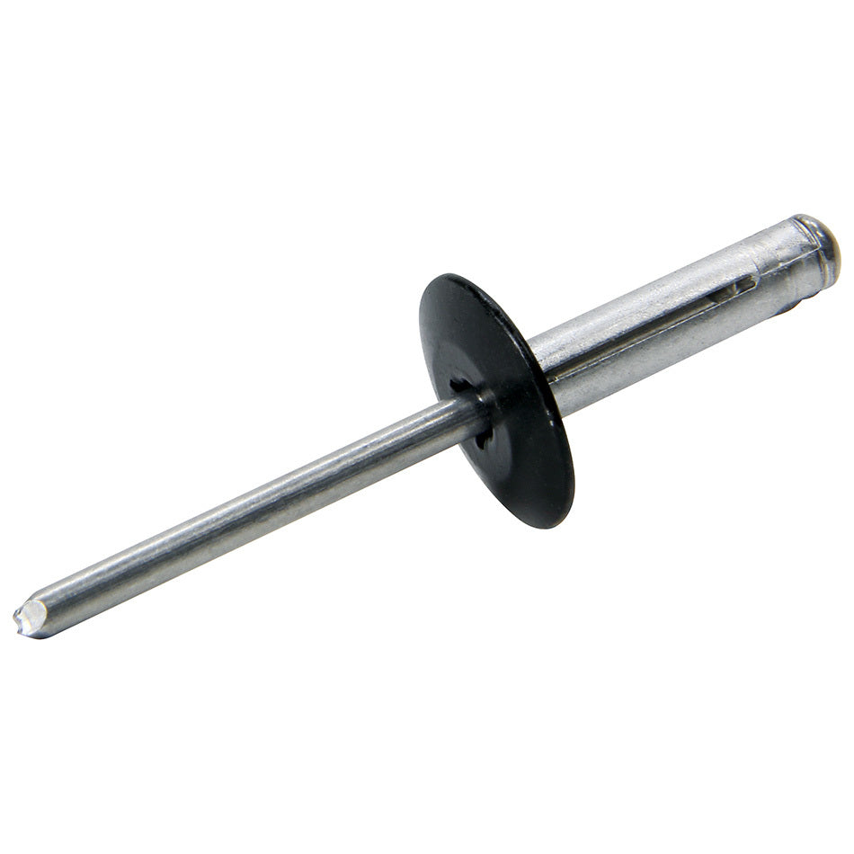 Lg Hd Rivet 250Pk Black Flange Type Alum Mandrel Rivets Allstar Performance