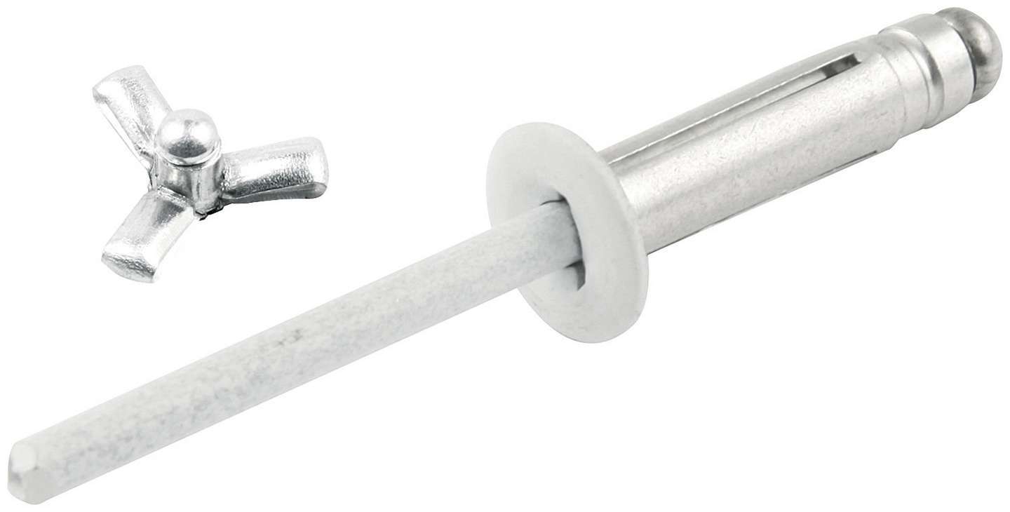 Sm Hd Rivet 250pk White Flange Type Rivets Allstar Performance