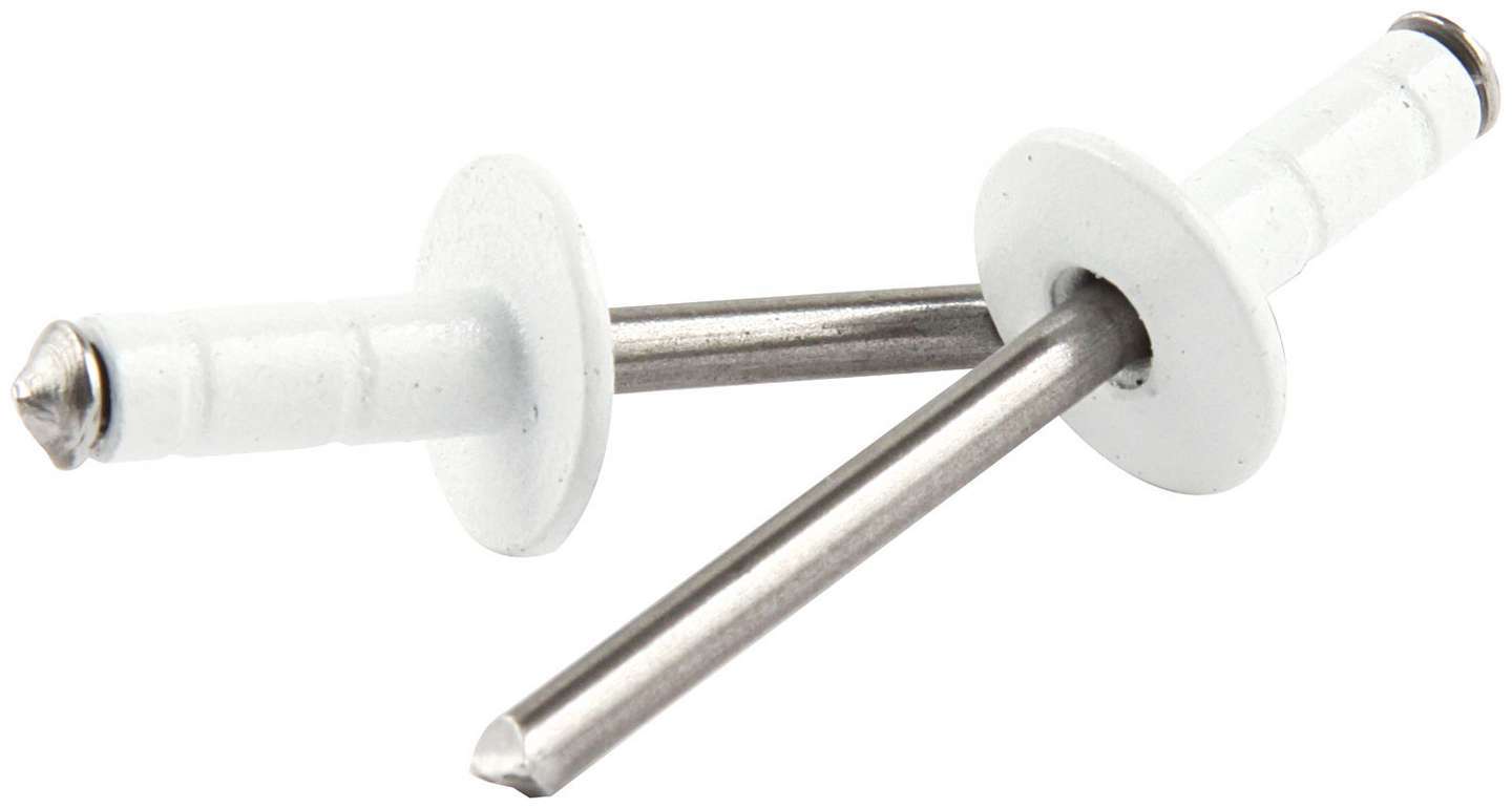 Med Hd Rivet White 250pk Multi Grip Rivets Allstar Performance