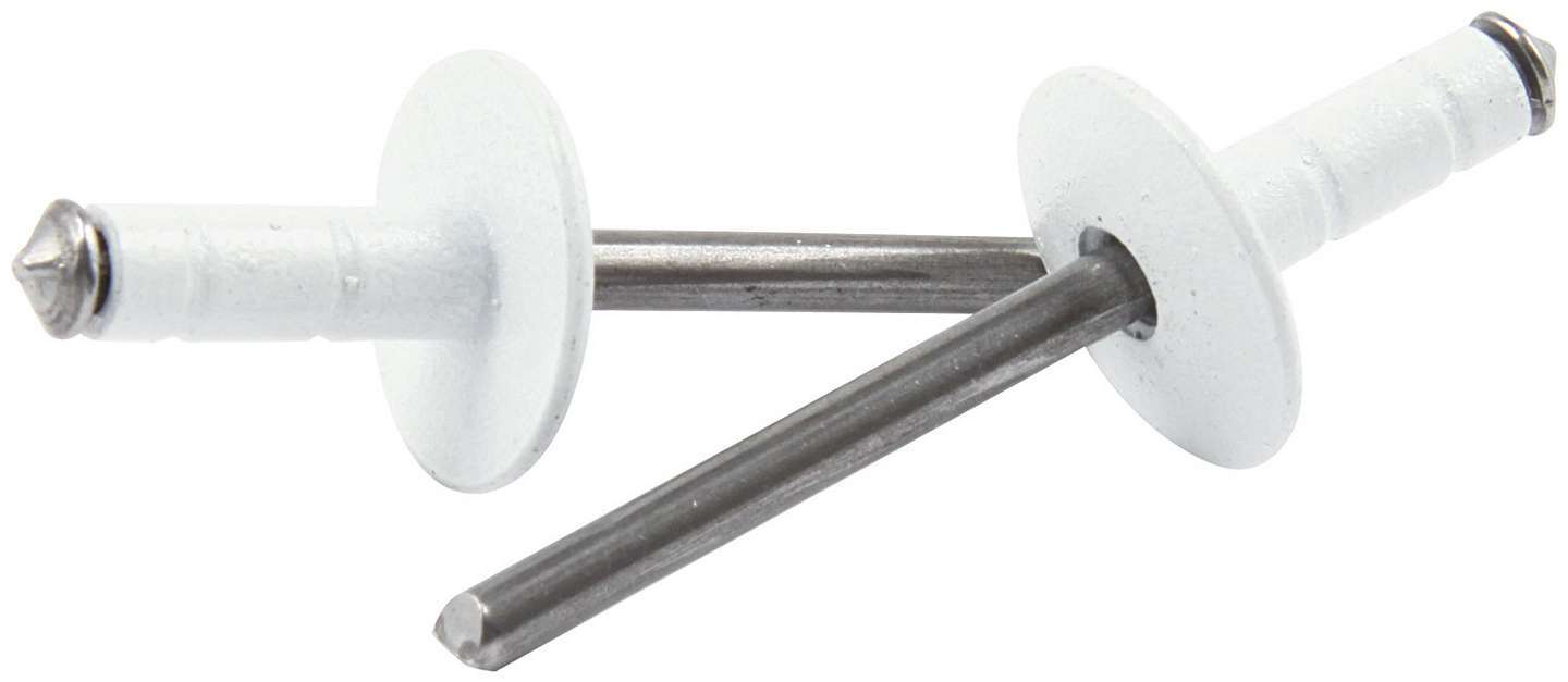 Lg Hd Rivet White 250pk Multi Grip Rivets Allstar Performance