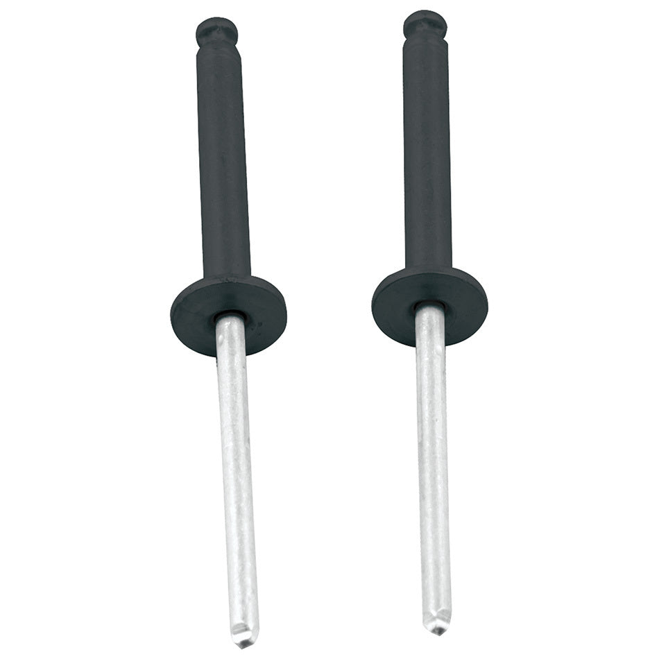 1/8in Alum Rivet Black 100pk Flange Type Rivets Allstar Performance