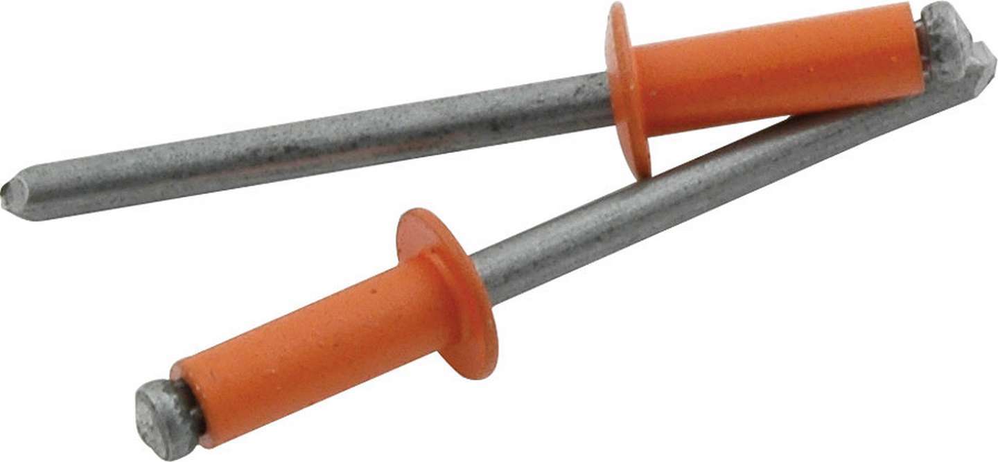 Sm Hd Rivet Orange 250pk Rivets Allstar Performance