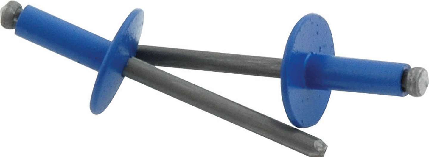 Lg Hd Rivet 250Pk Chevron Blue Rivets Allstar Performance