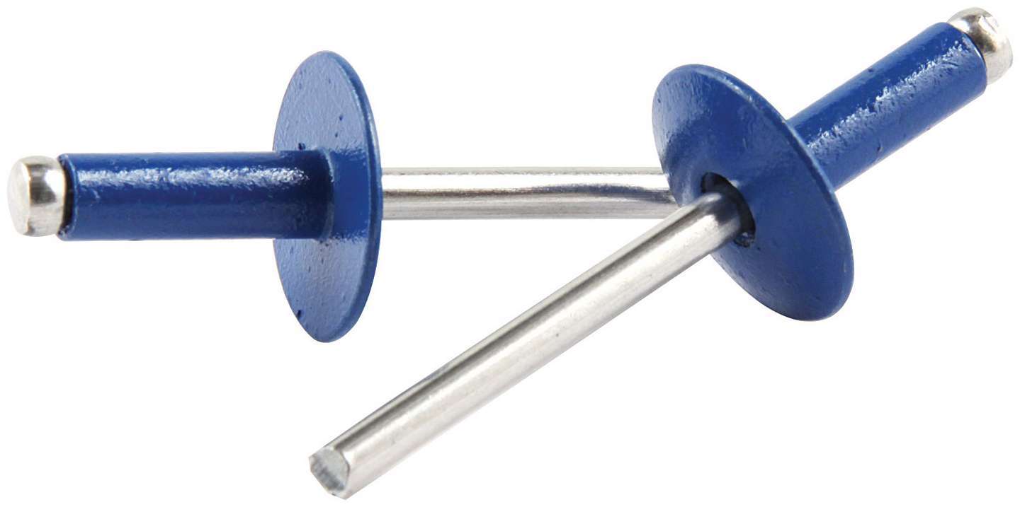 Lg Hd Rivet Blue Alum 250pk Chevron Rivets Allstar Performance