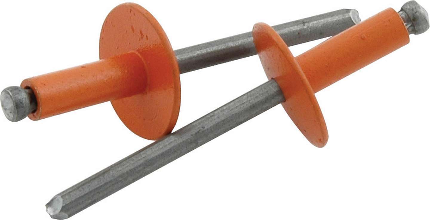 Lg Hd Rivet 250Pk Orange Rivets Allstar Performance