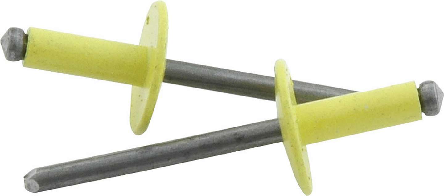 Lg Hd Rivet 250Pk Yellow Rivets Allstar Performance
