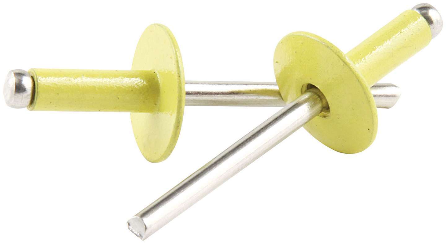 Lg Hd Rivet Yellow Alum 250pk Discontinued Rivets Allstar Performance