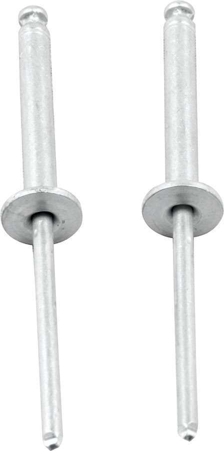 1/8in Alum Rivet Silver 100Pk Flange Type Rivets Allstar Performance