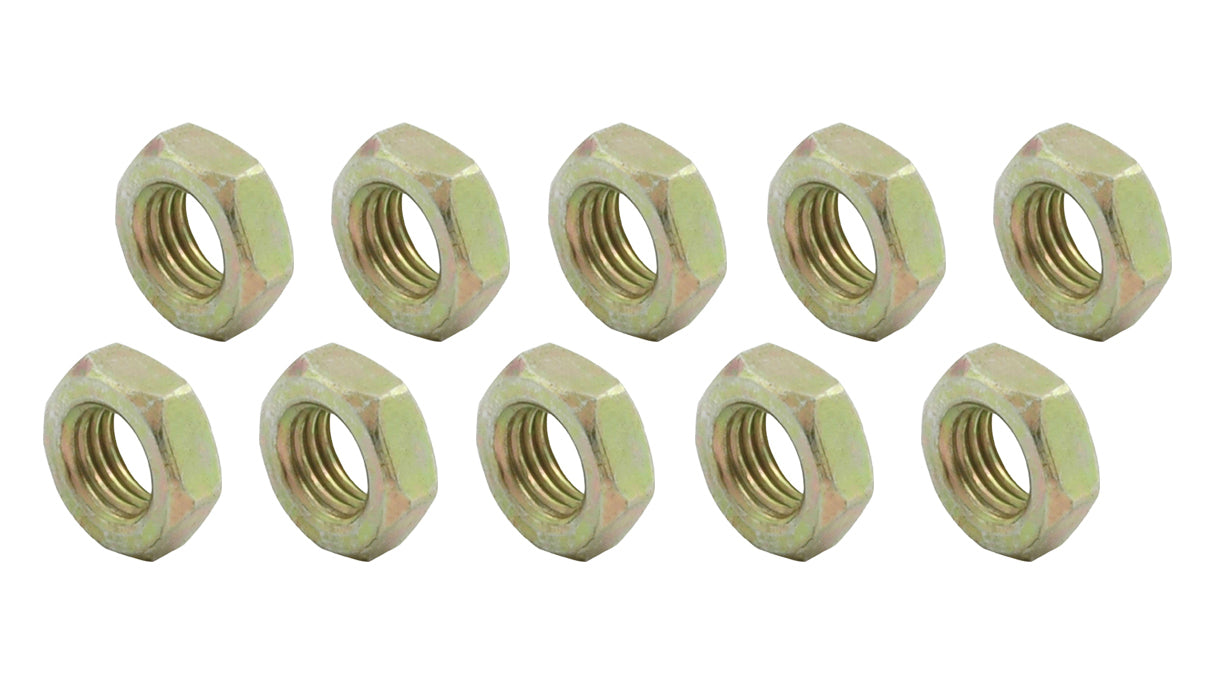 3/8-24 LH Steel Jam Nuts 10pk Jam Nut Allstar Performance