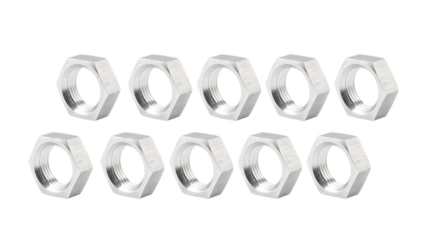 5/8-18 RH Alum Jam Nuts Thin O.D. 10pk Jam Nut Allstar Performance