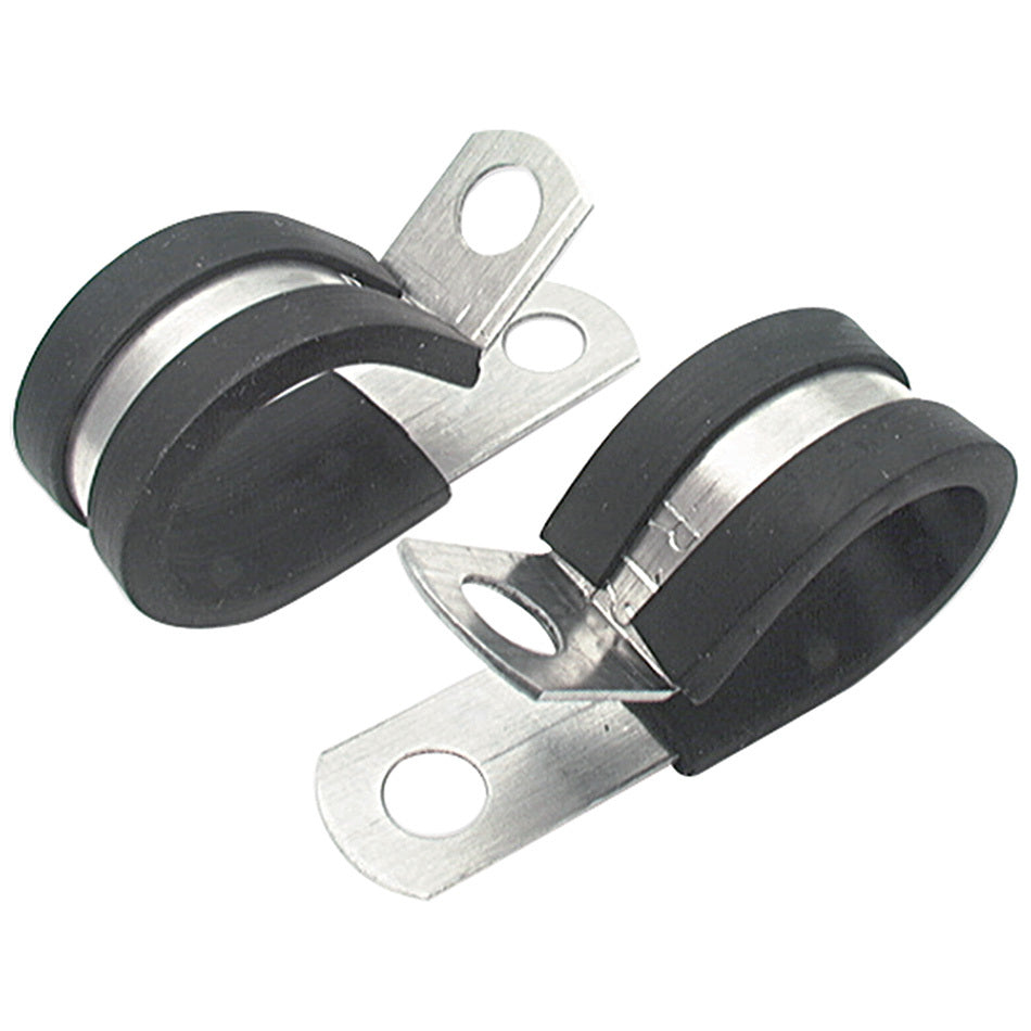 Aluminum Line Clamps 5/8in 10pk Hose Support Brackets Allstar Performance