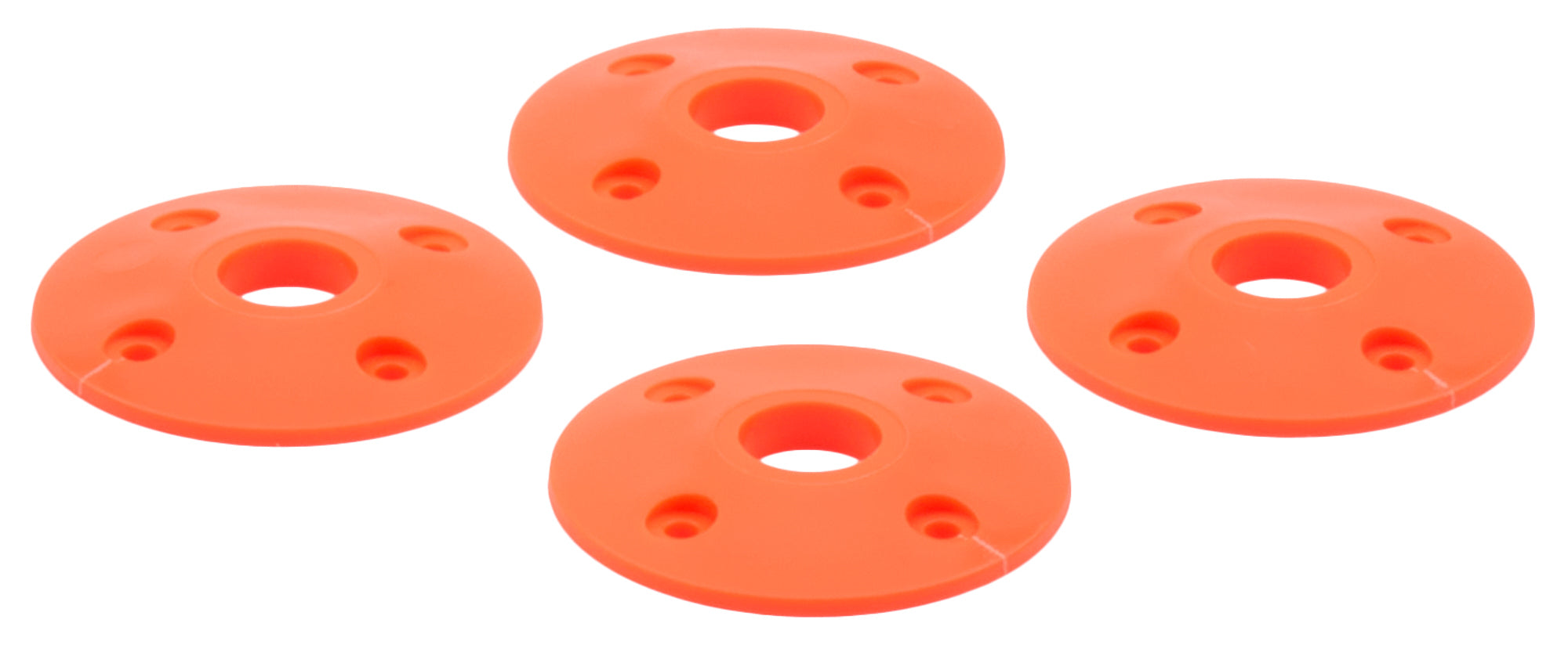 Scuff Plate Plastic Fluorescent Orange 4pk Hood Pin Fastener Kits and Components Allstar Performance