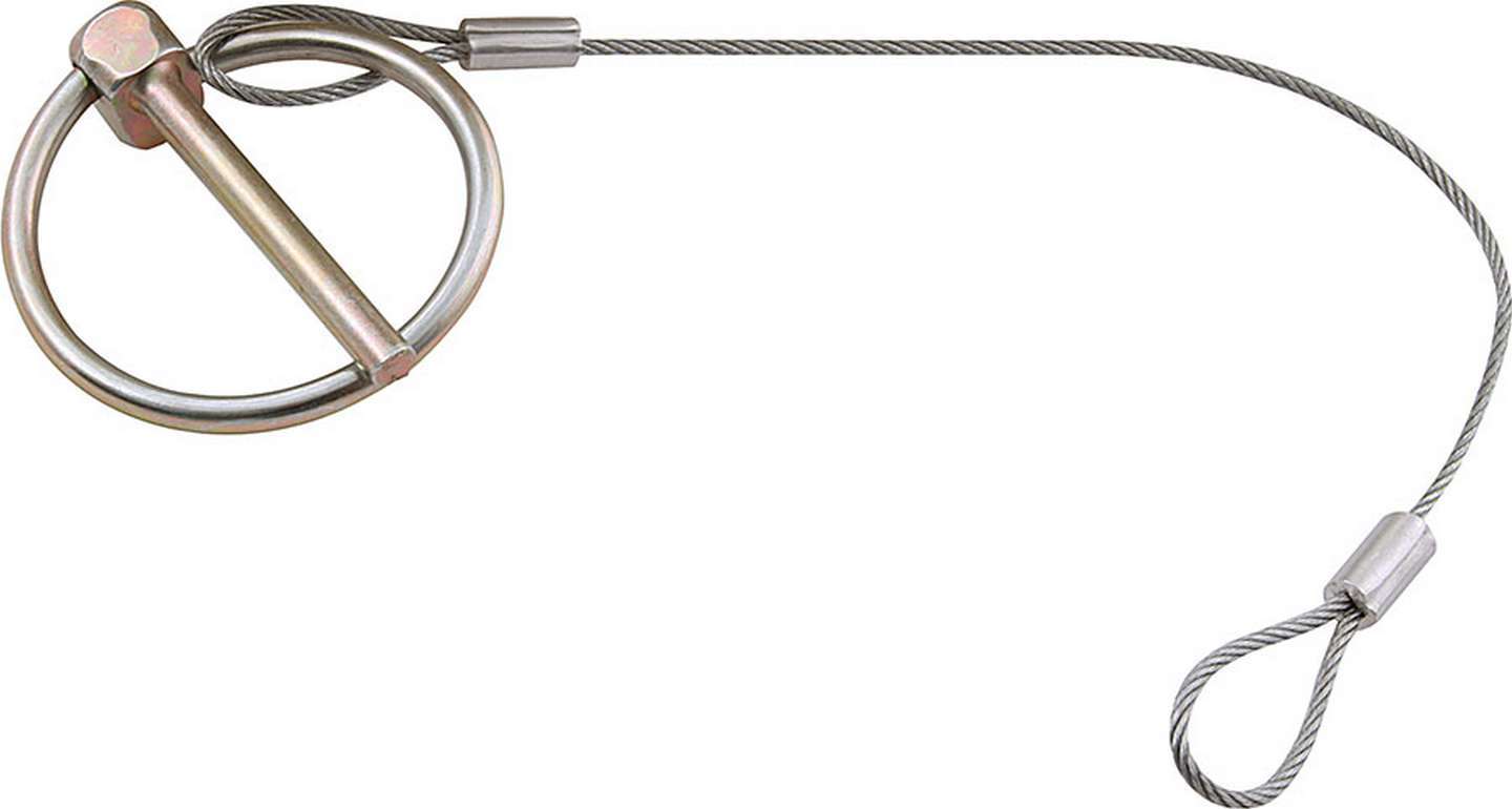 Flip-Over Clip 3/16in w/ 10in Lanyard Cotter Pins Allstar Performance