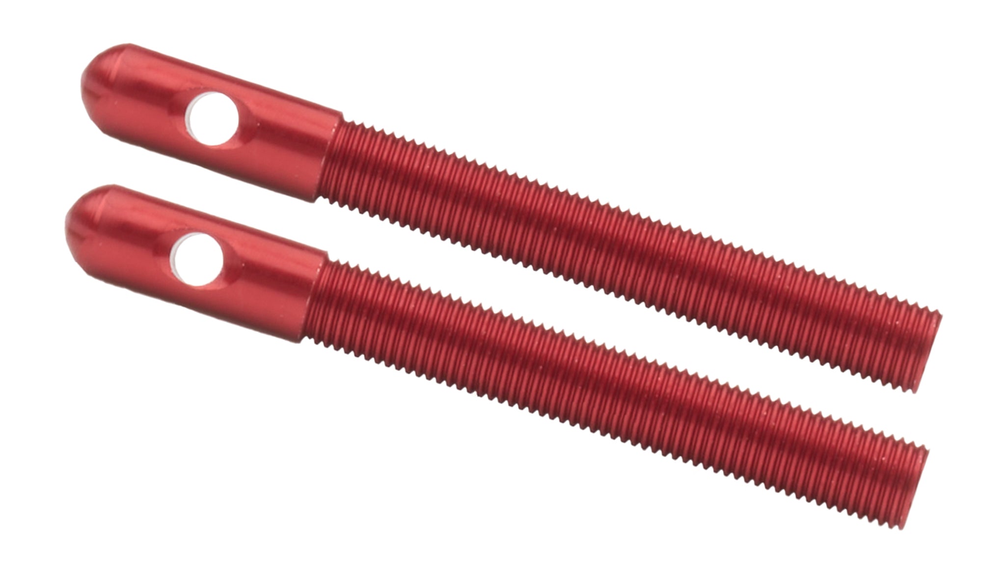 Aluminum Hood Pins 3/8in Red 2pk Hood Pin Fastener Kits and Components Allstar Performance