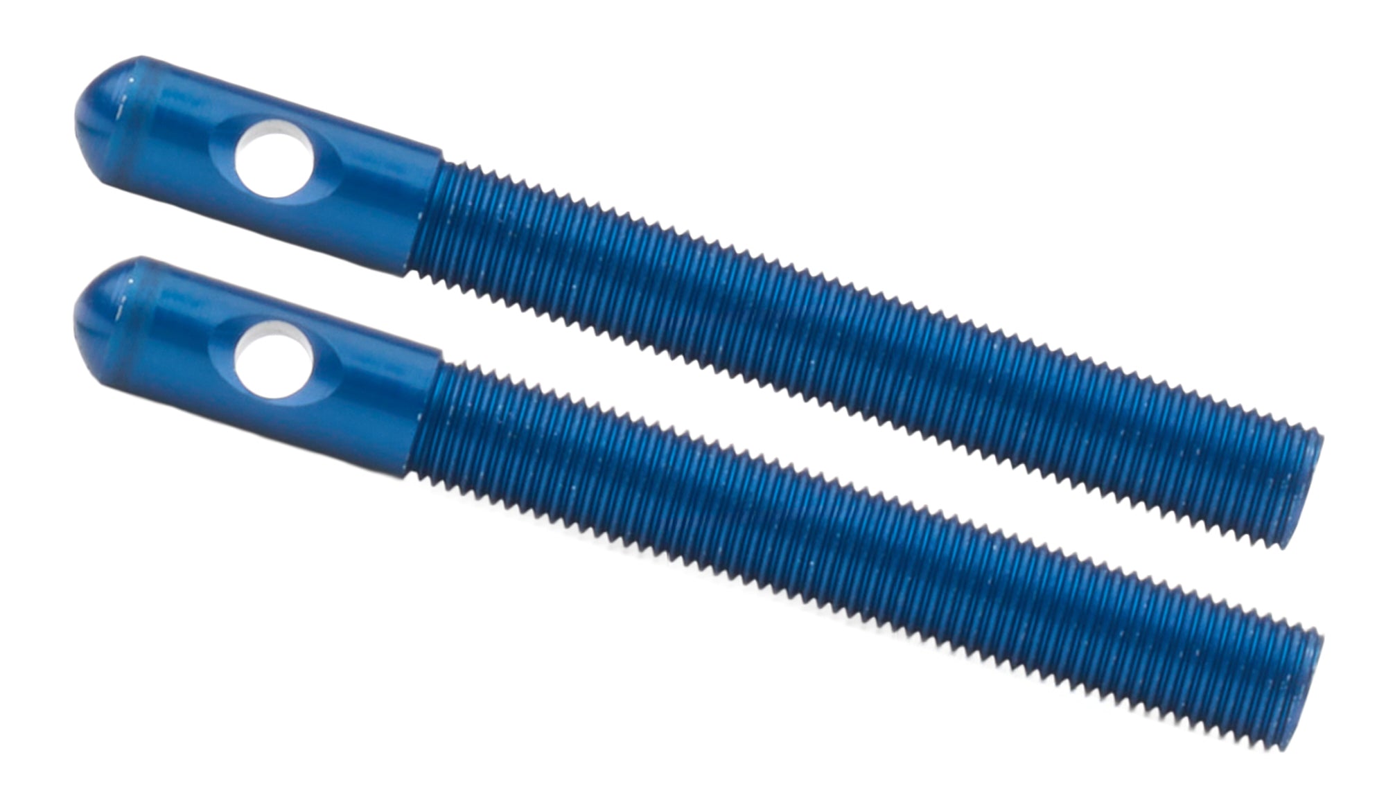Aluminum Hood Pins 3/8in Blue 2pk Hood Pin Fastener Kits and Components Allstar Performance